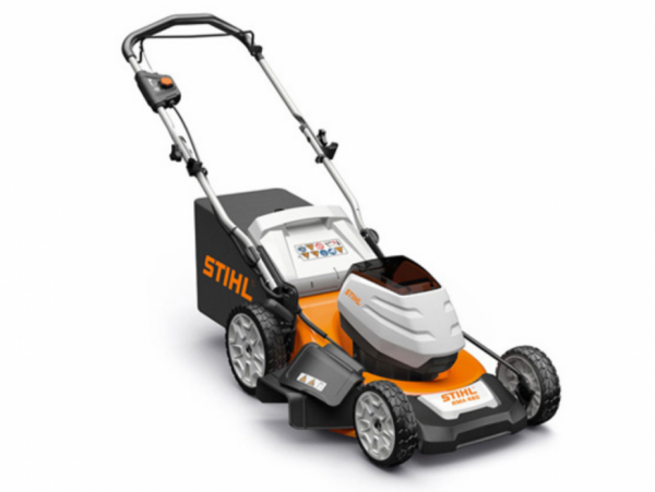 Battery lawnmower for working on larger areas