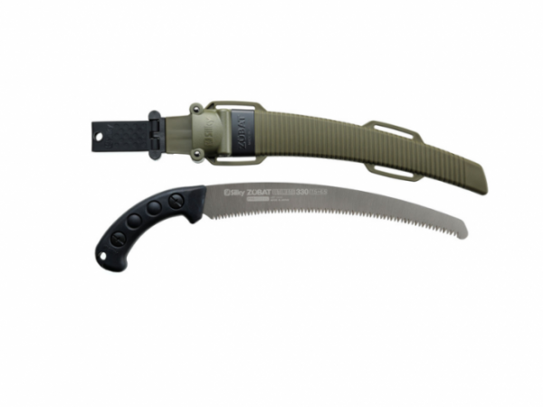 A new and improved ZUBAT - the favorite handsaw of the professional tree care industry. This version has finer teeth near the handle.