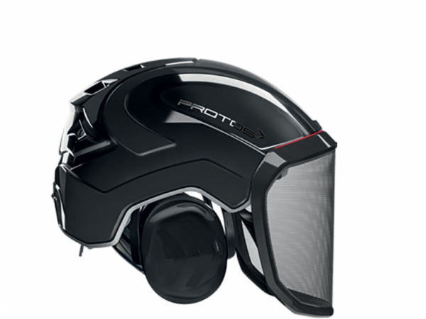 The Protos arborist helmet from Pfanner is the most advanced helmet system available on the market offering the best energy absorption and lightest weight.