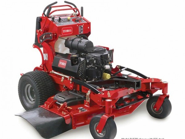 Be more productive all-season long with this innovative stand-on mower stand-on mower that has the ability to attach a plow, power broom and bagging system