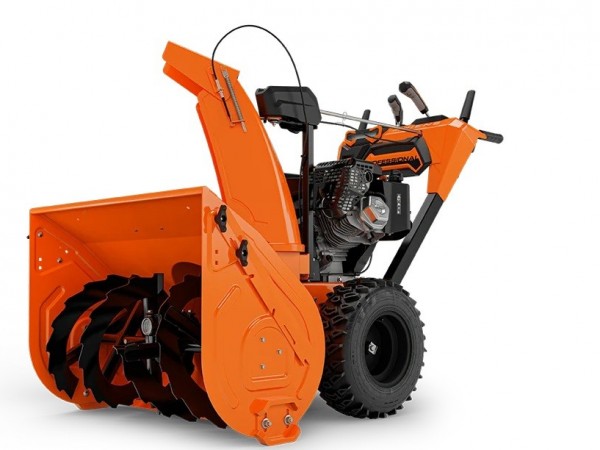 Powerful Ariens® AX 420cc engine with push-button electric start. Wide 32