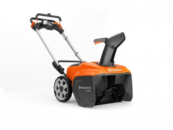 Husqvarna ST 253i battery snow blower ensures efficient snow clearing in midsized areas with its high-performance electric motor